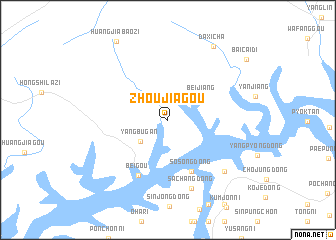 map of Zhoujiagou