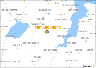 map of Zhoujiahuang