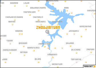 map of Zhoujiayuan