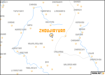 map of Zhoujiayuan