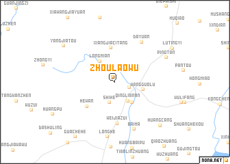 map of Zhoulaowu