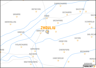 map of Zhouliu
