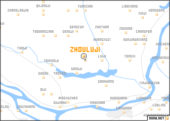 map of Zhouluji