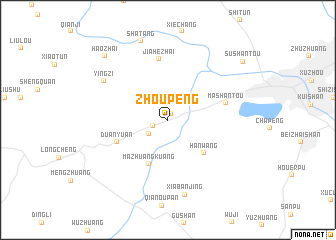 map of Zhoupeng