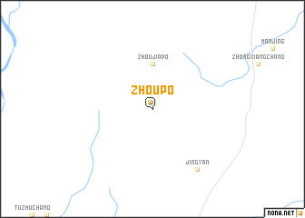 map of Zhoupo