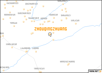 map of Zhouqingzhuang