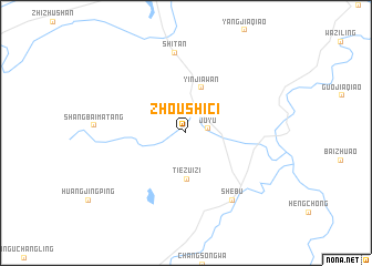 map of Zhoushici