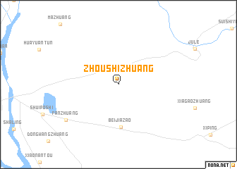 map of Zhoushizhuang