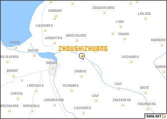 map of Zhoushizhuang