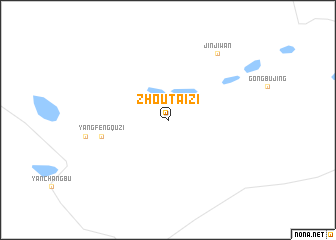 map of Zhoutaizi