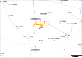 map of Zhoutou