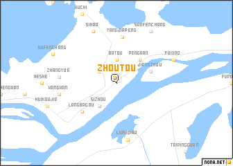 map of Zhoutou