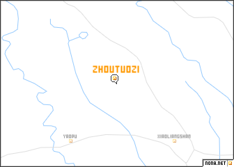 map of Zhoutuozi