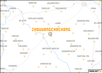 map of Zhouwang Chachang