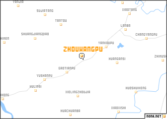 map of Zhouwangpu