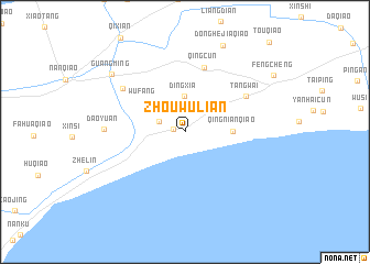 map of Zhouwulian