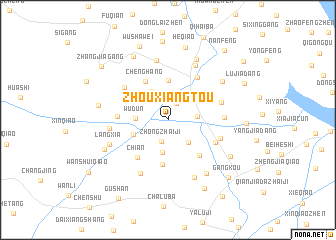 map of Zhouxiangtou