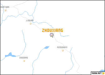map of Zhouxiang