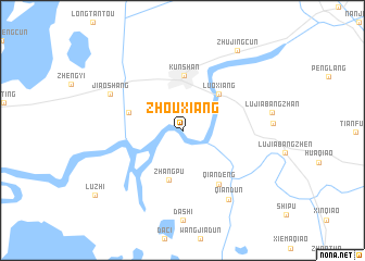 map of Zhouxiang