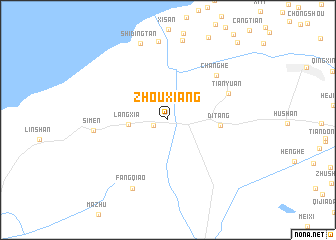 map of Zhouxiang