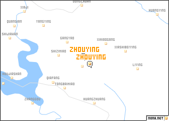 map of Zhouying