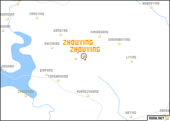 map of Zhouying