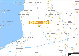 map of Zhouzhuangzi