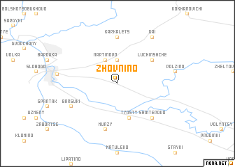 map of Zhovnino