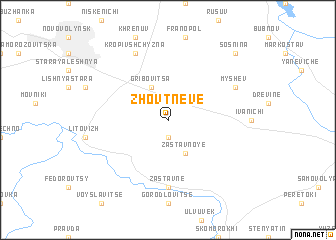 map of Zhovtneve