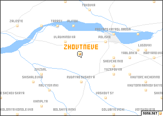 map of Zhovtneve