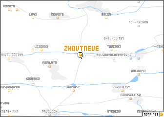 map of Zhovtneve