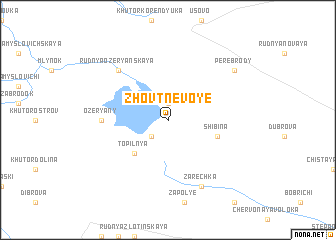 map of Zhovtnevoye