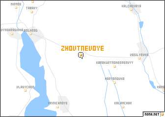 map of Zhovtnevoye