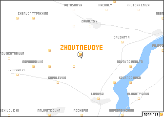 map of Zhovtnevoye