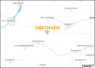 map of Zhovtnevoye