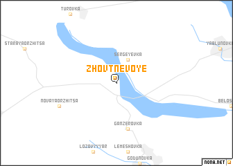 map of Zhovtnevoye