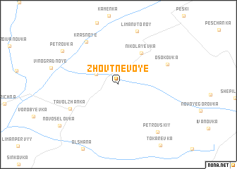 map of Zhovtnevoye