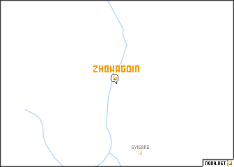 map of Zhowagoin