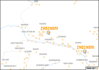 map of Zhozhoni