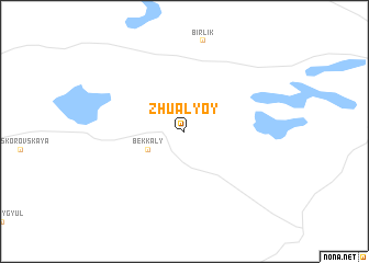 map of Zhualyoy