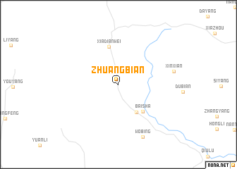 map of Zhuangbian