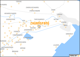 map of Zhuangfang