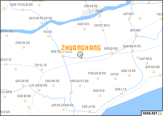 map of Zhuanghang