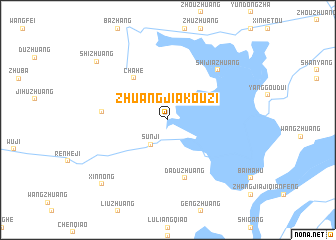 map of Zhuangjiakouzi