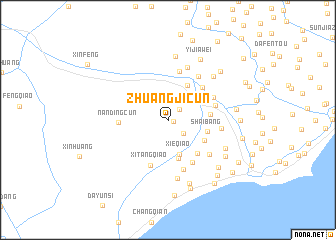 map of Zhuangjicun