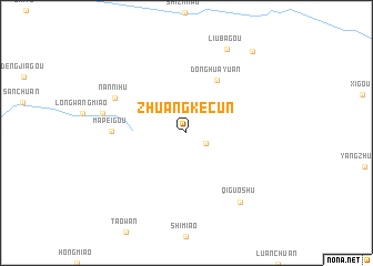 map of Zhuangkecun