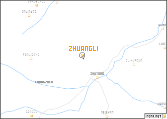 map of Zhuangli