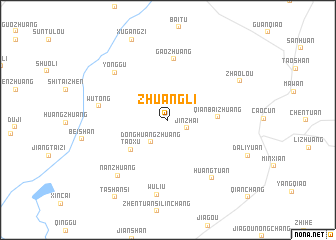 map of Zhuangli