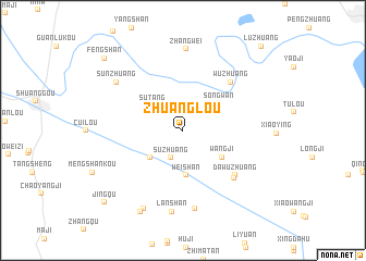map of Zhuanglou