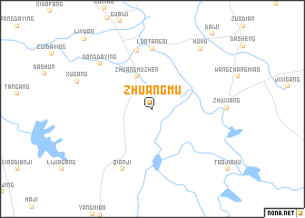 map of Zhuangmu